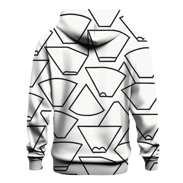 Filter Grid Geometry zip-up hoodies