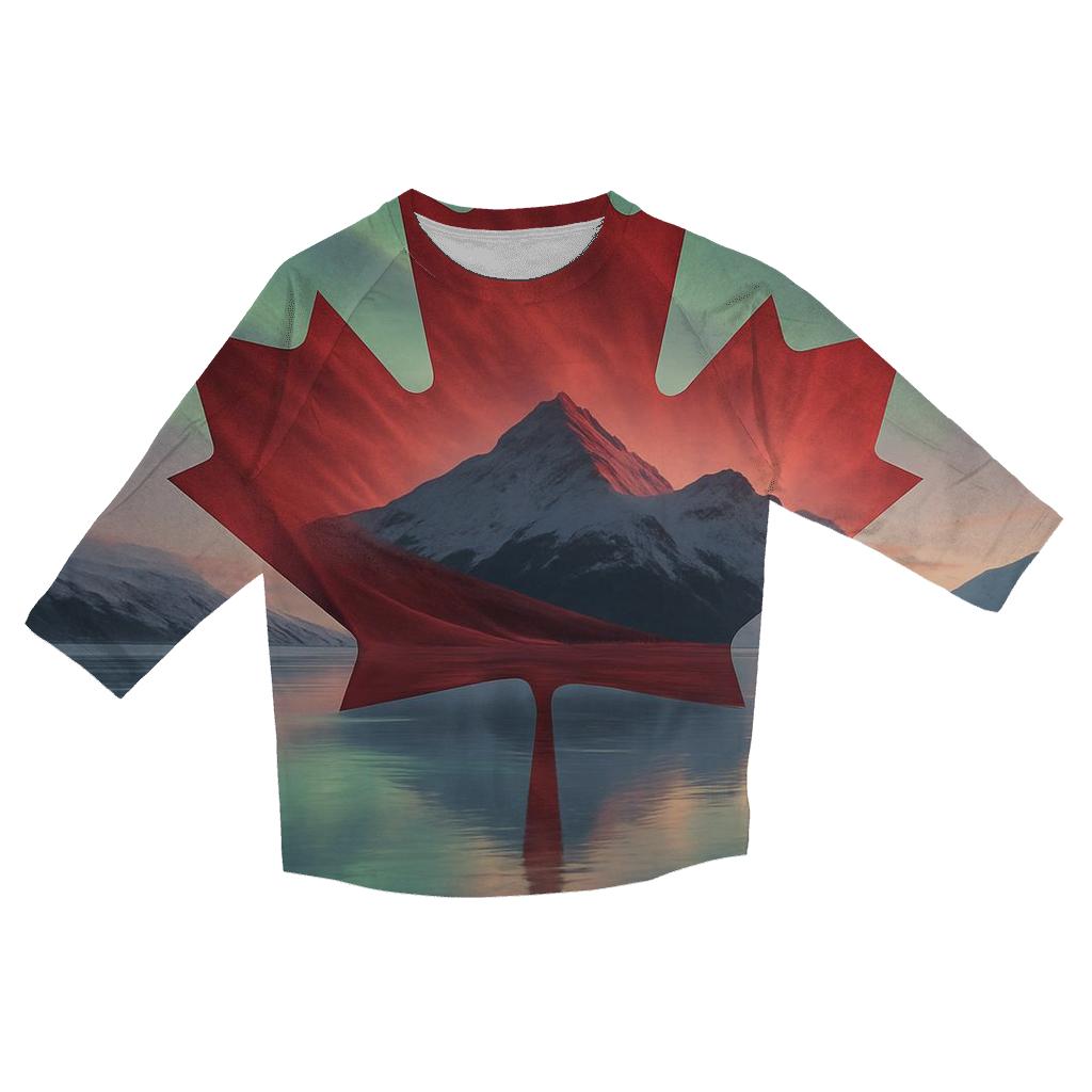 Canada Northern Reflection fashion 3/4 sleeve shirts