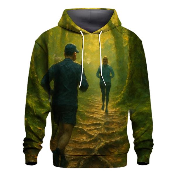 Trail Running Forest Canopy hoodie designs