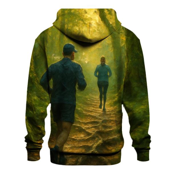 Trail Running Forest Canopy hoodie designs