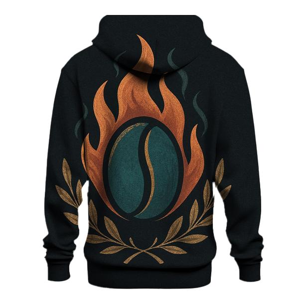 Roast Flame Emblem zip-up hoodies