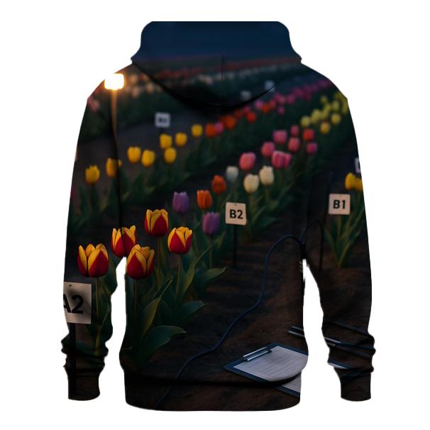 Evening Tulip Research Plot lightweight hoodies