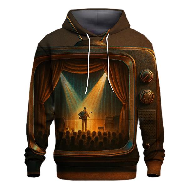 Retro TV Soundstage heavyweight hoodies