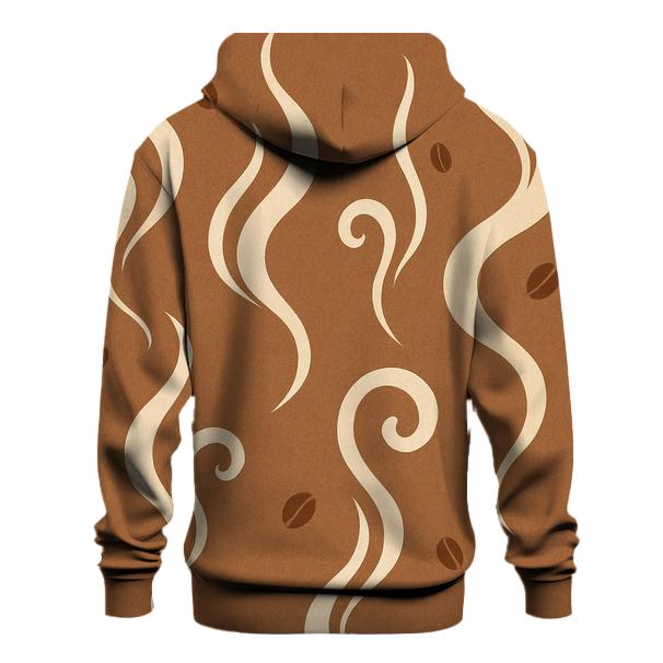 Aroma Wisp Pattern zip-up hoodies
