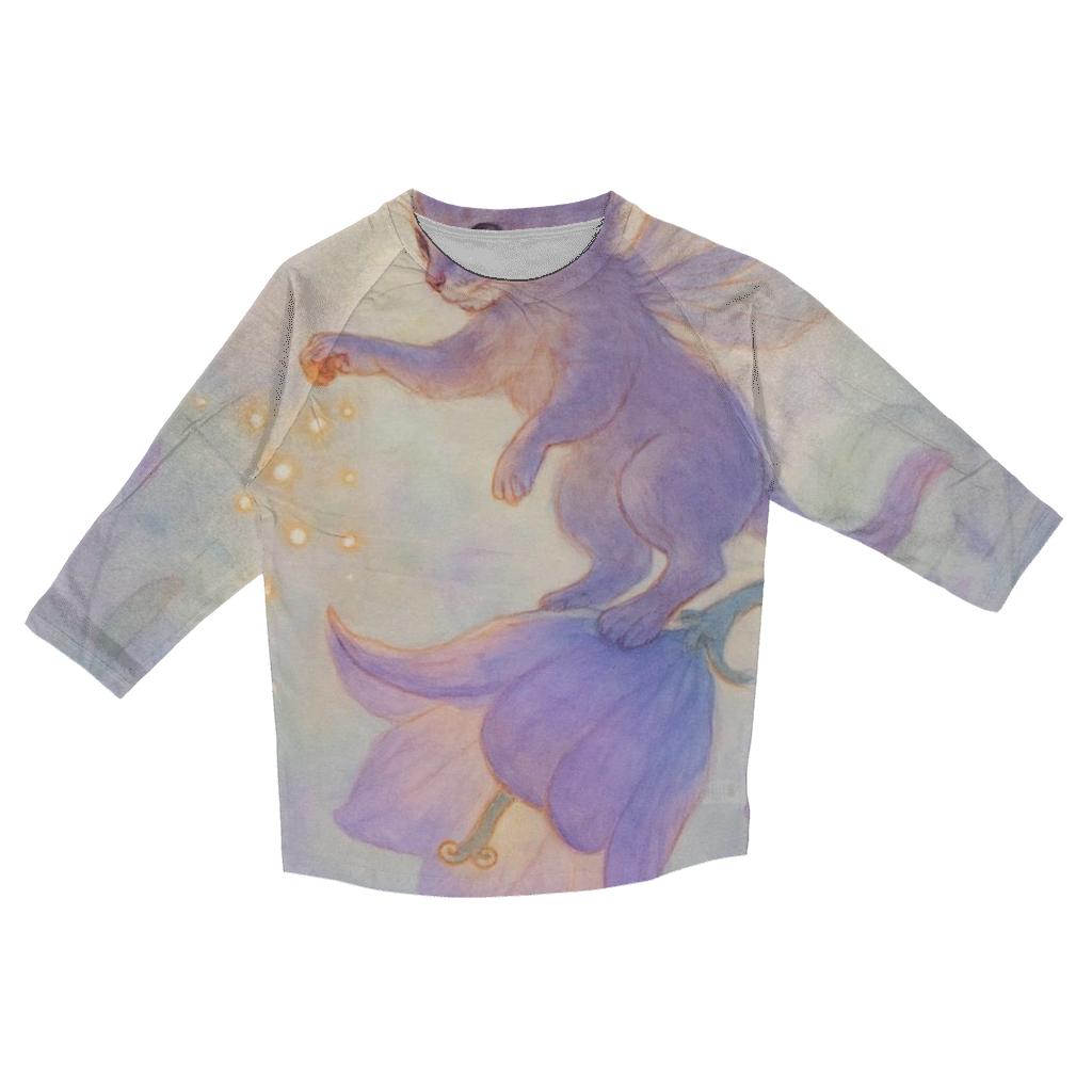 Bellflower Pixie Cat designer 3/4 sleeve blouses
