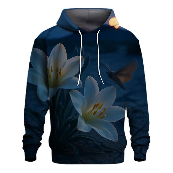 Desert Evening Bloom Of Desert Lily zip-up hoodies