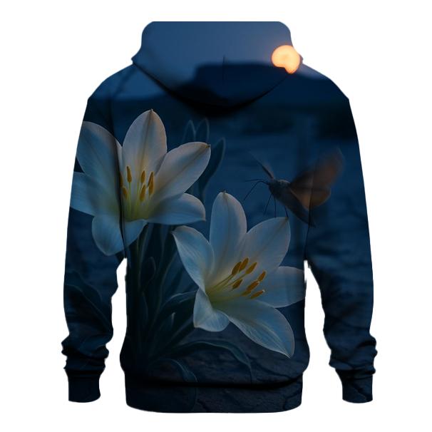 Desert Evening Bloom Of Desert Lily zip-up hoodies