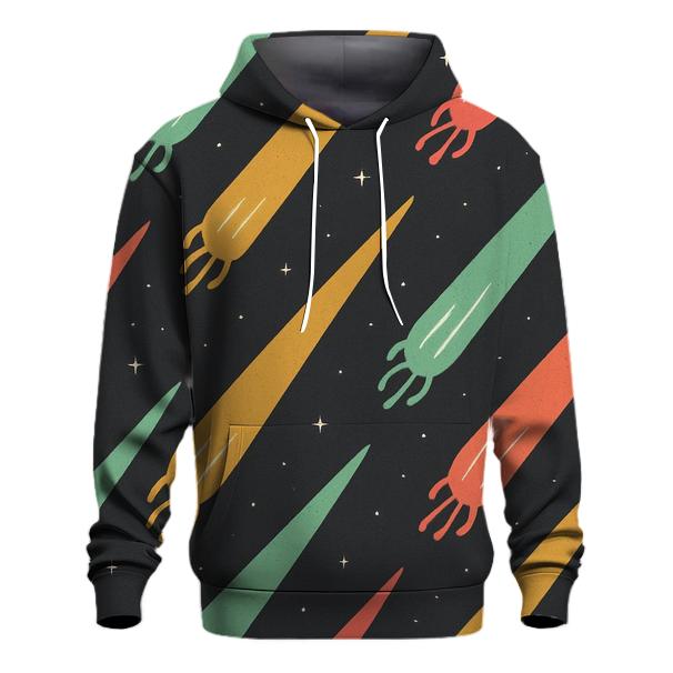 Meteor Curtain Sequence pullover hoodies