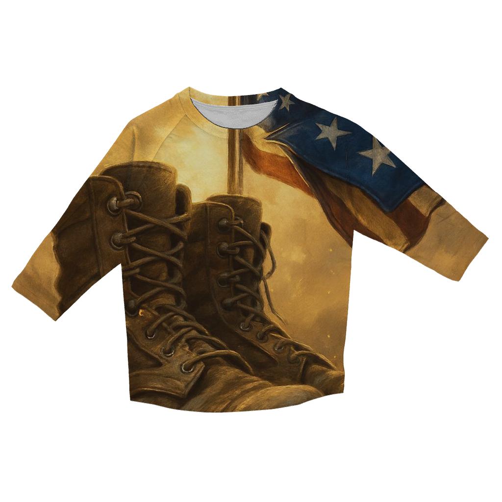 Boots At Sunrise stylish quarter sleeve tops