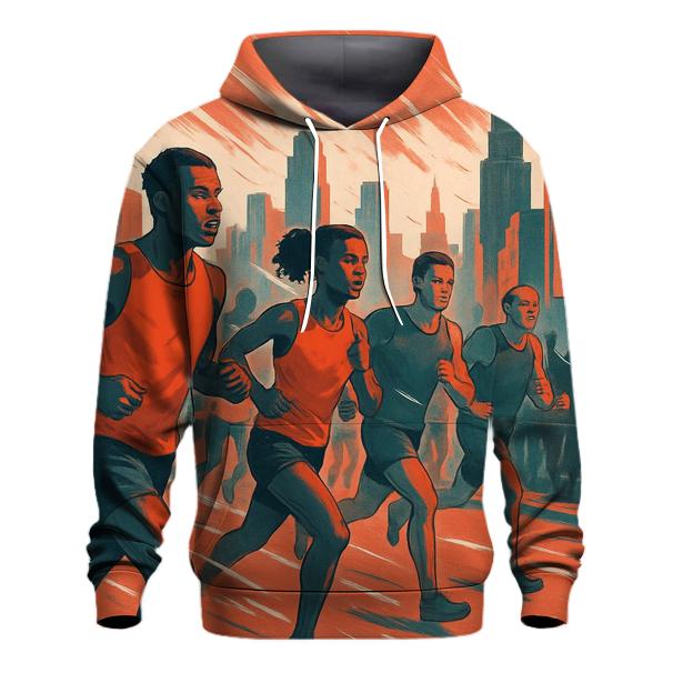 City Marathon Miles heavyweight hoodies