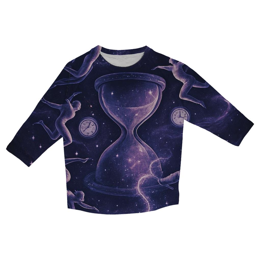 Time Dilation Circus casual three quarter sleeve shirts