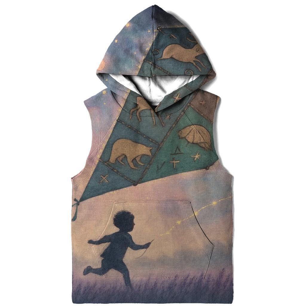Patchwork Dream Kite lightweight hoodies