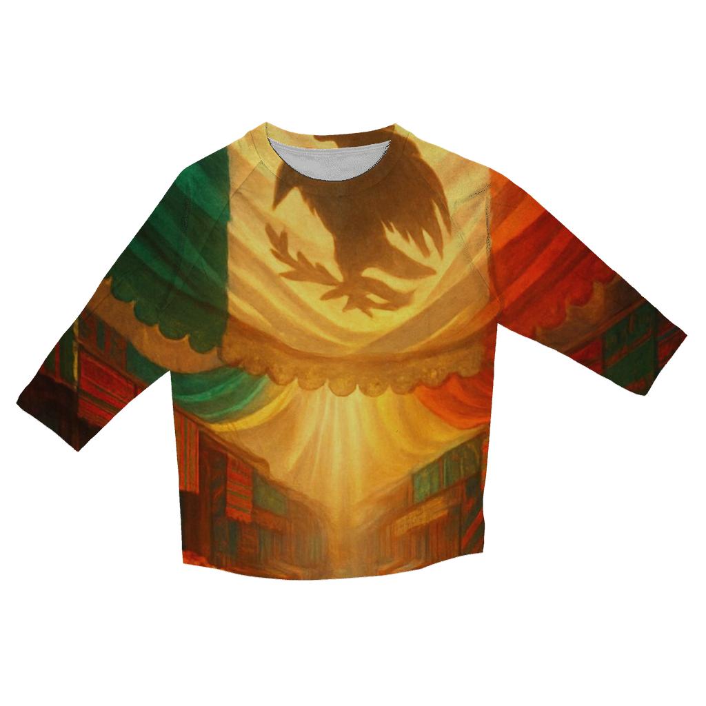 Mexico Sunlit Canopy fashion 3/4 sleeve shirts