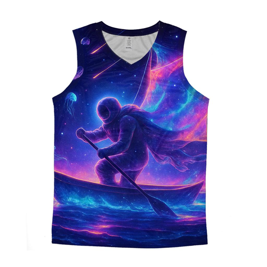Nebula Sailor cotton sleeveless tops