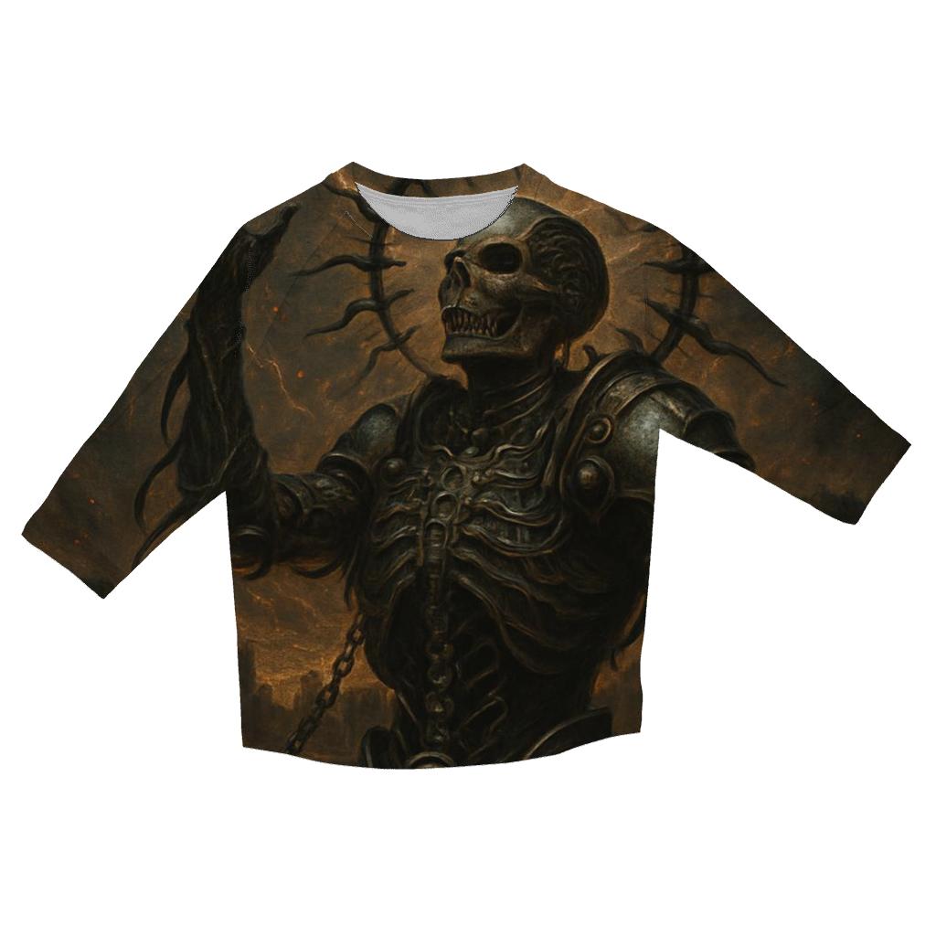 Iron Seraph Warden fashion 3/4 sleeve shirts