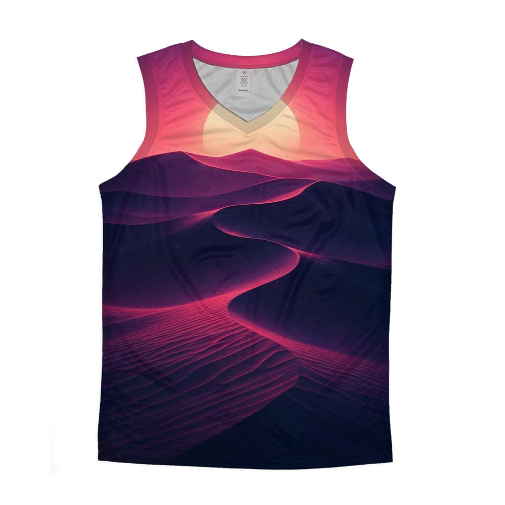Violet Dune Echoes trendy fitted tank tops