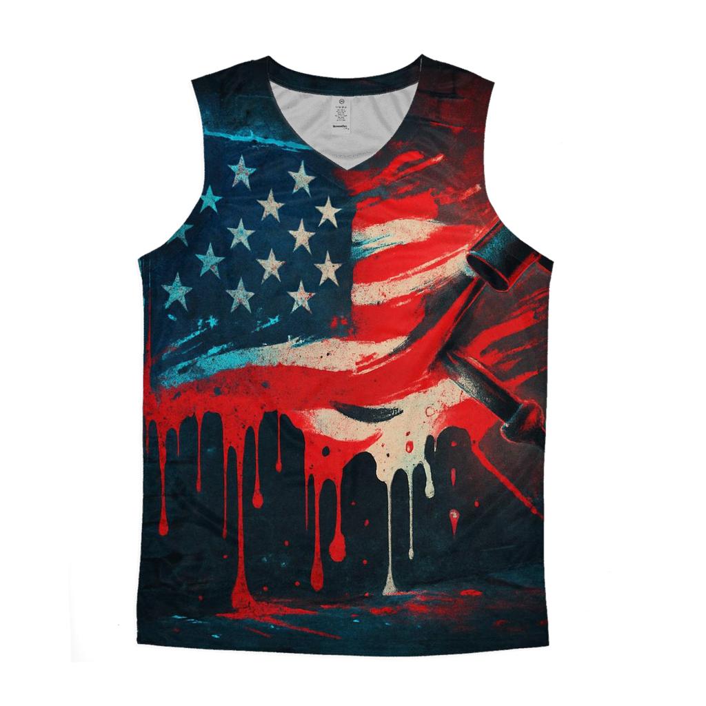 Urban Graffiti Banner designer workout tanks
