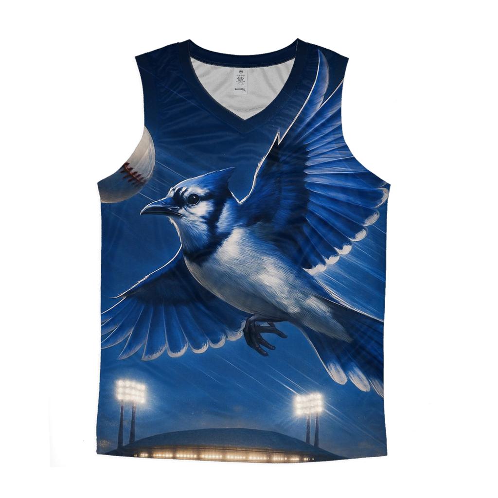 Blue Jays Ascend cotton sleeveless tops