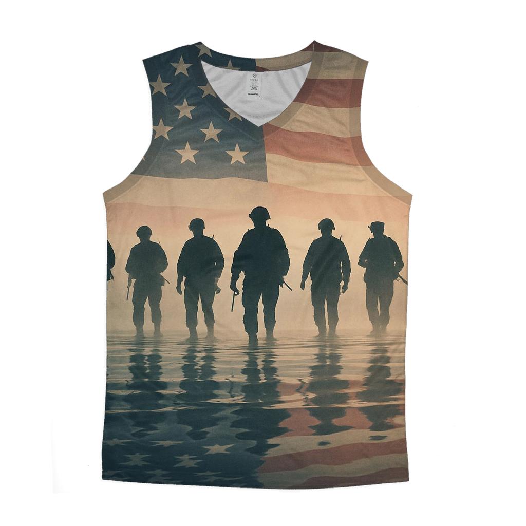 Silent Formation cotton sleeveless tops