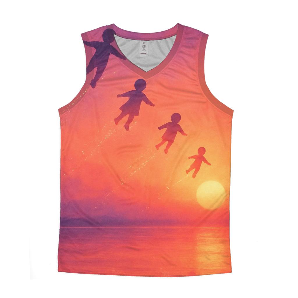 Celestial Kite Flight trendy fitted tank tops