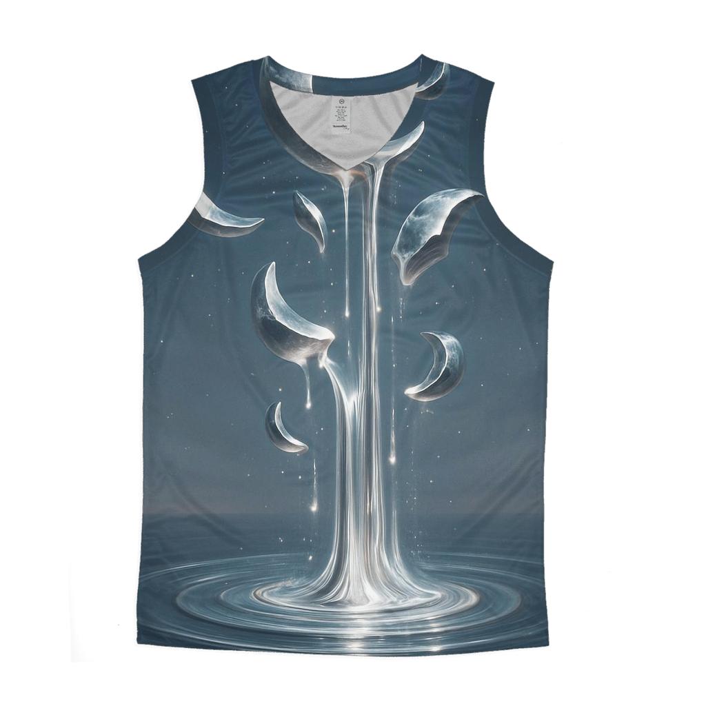 Liquid Moonfall personalized athletic tanks