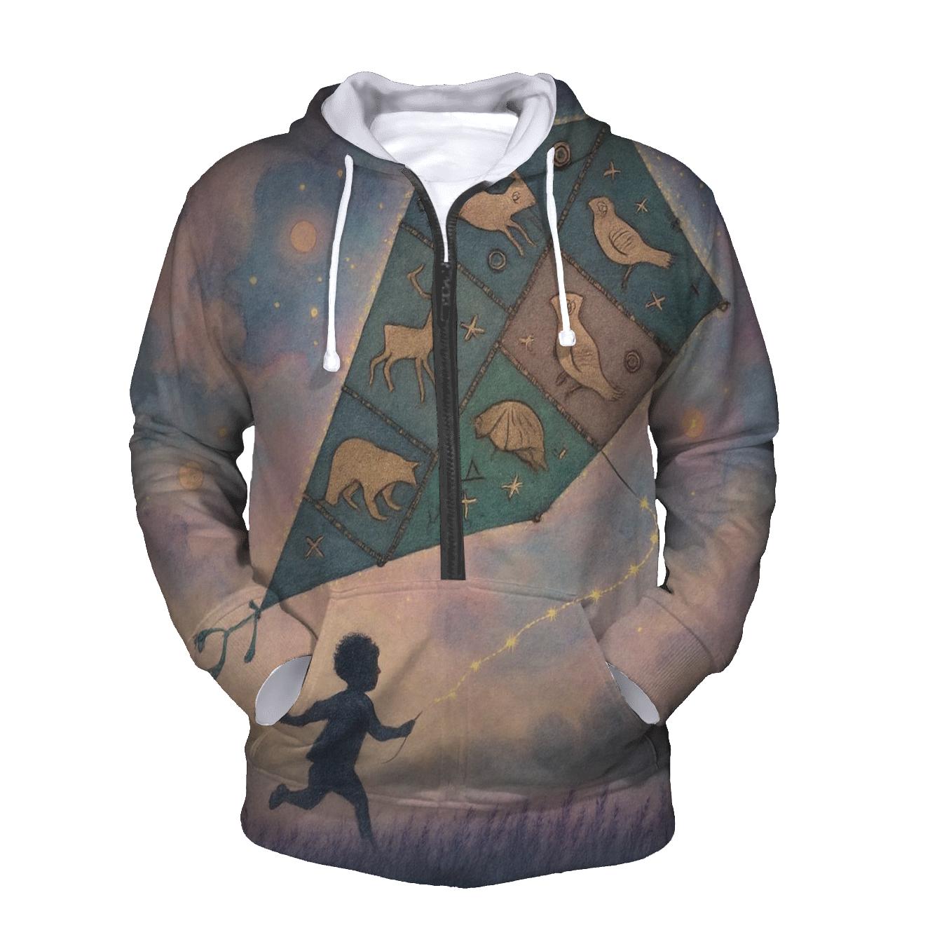 Patchwork Dream Kite hoodie designs