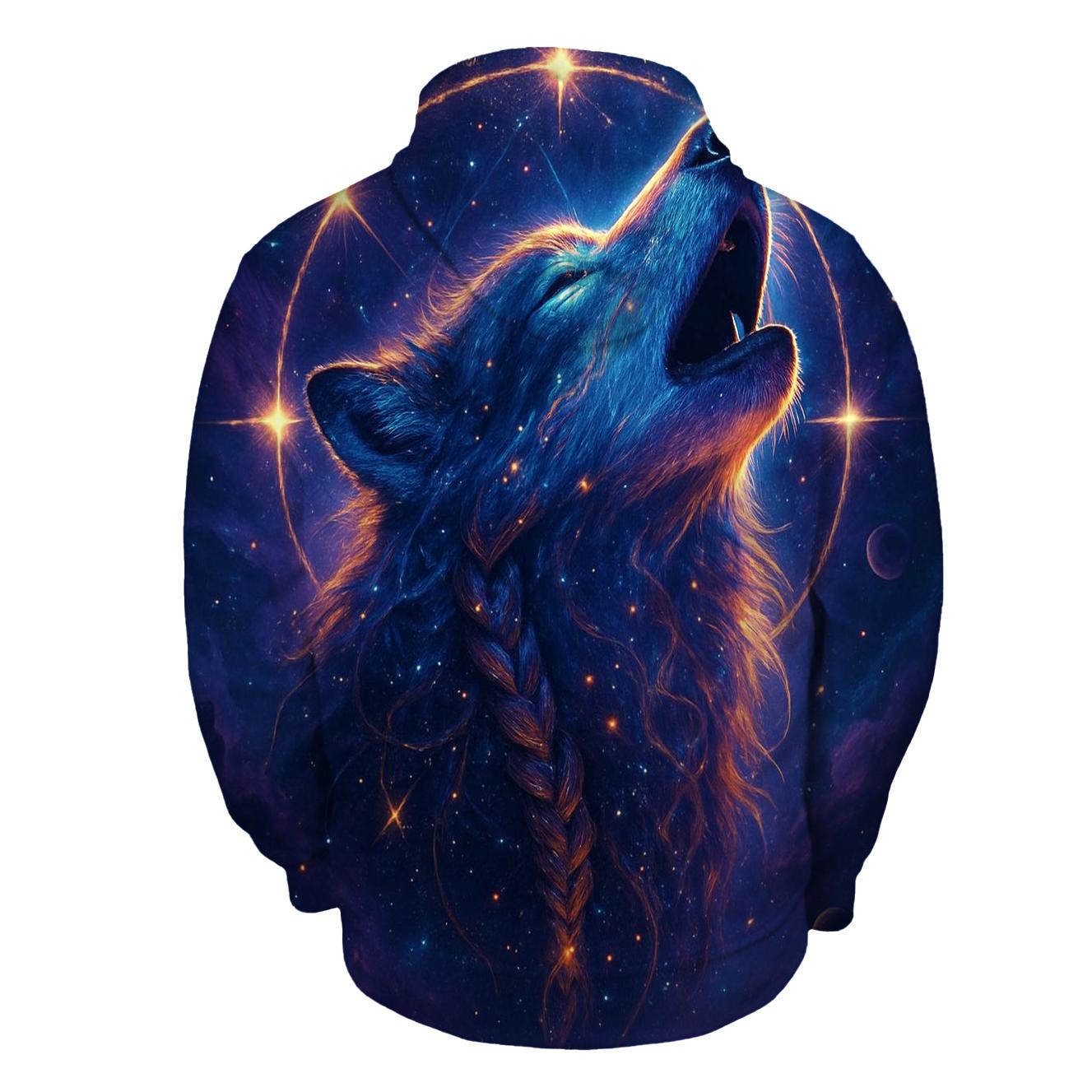 Nebula Howl Sentinel embroidered hoodies