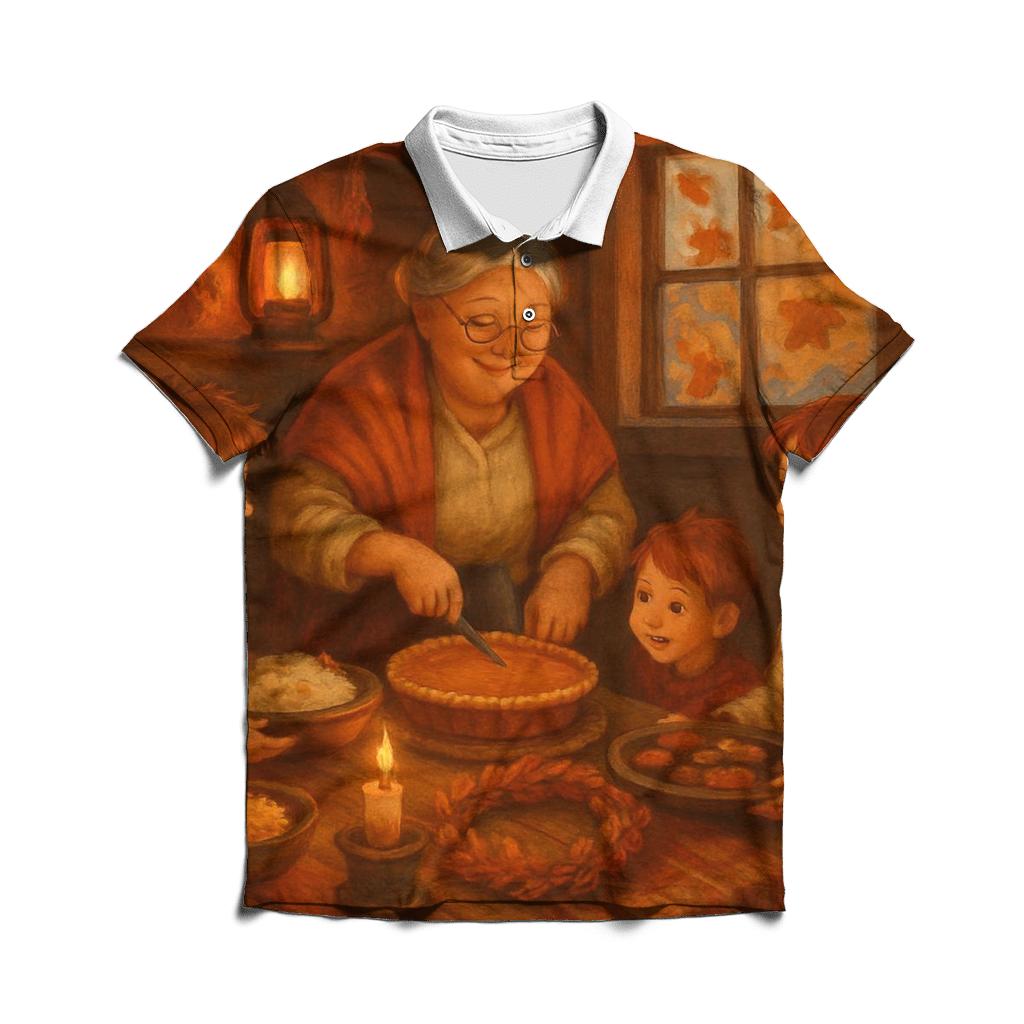 Harvest Hearth Gathering custom polo shirts