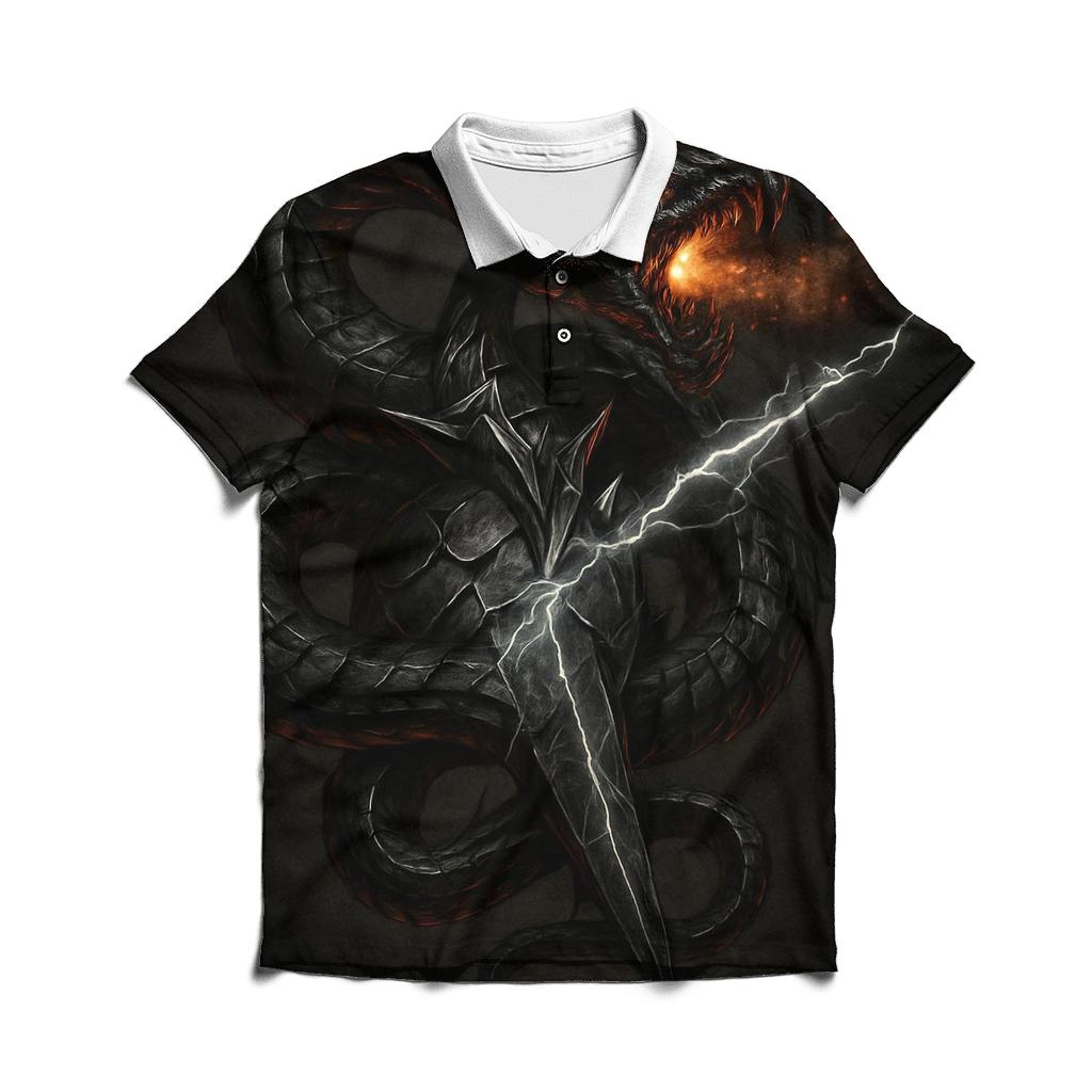 Ashen Serpent Dagger personalized polo shirts