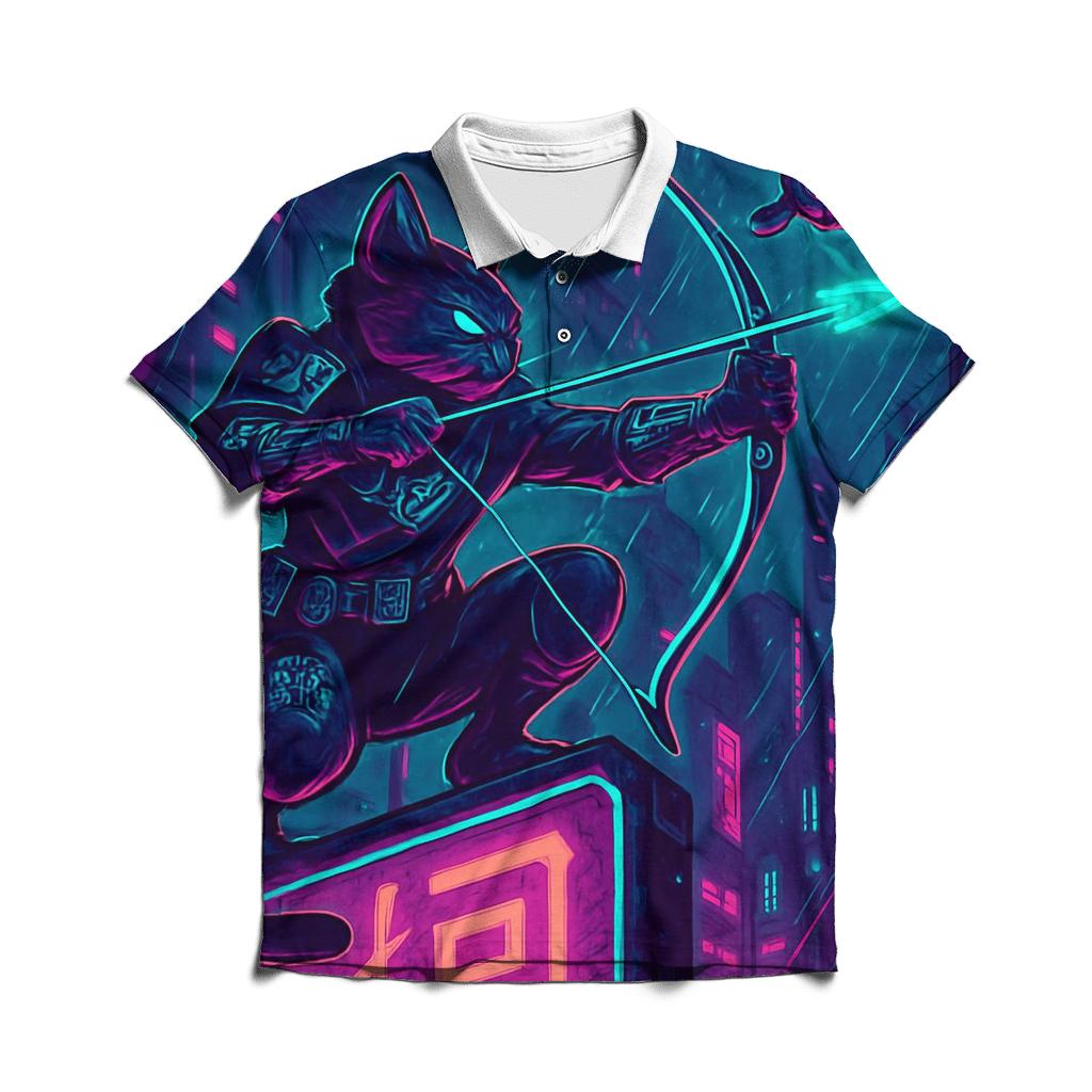 Cyber Alley Archer premium cotton polo shirts