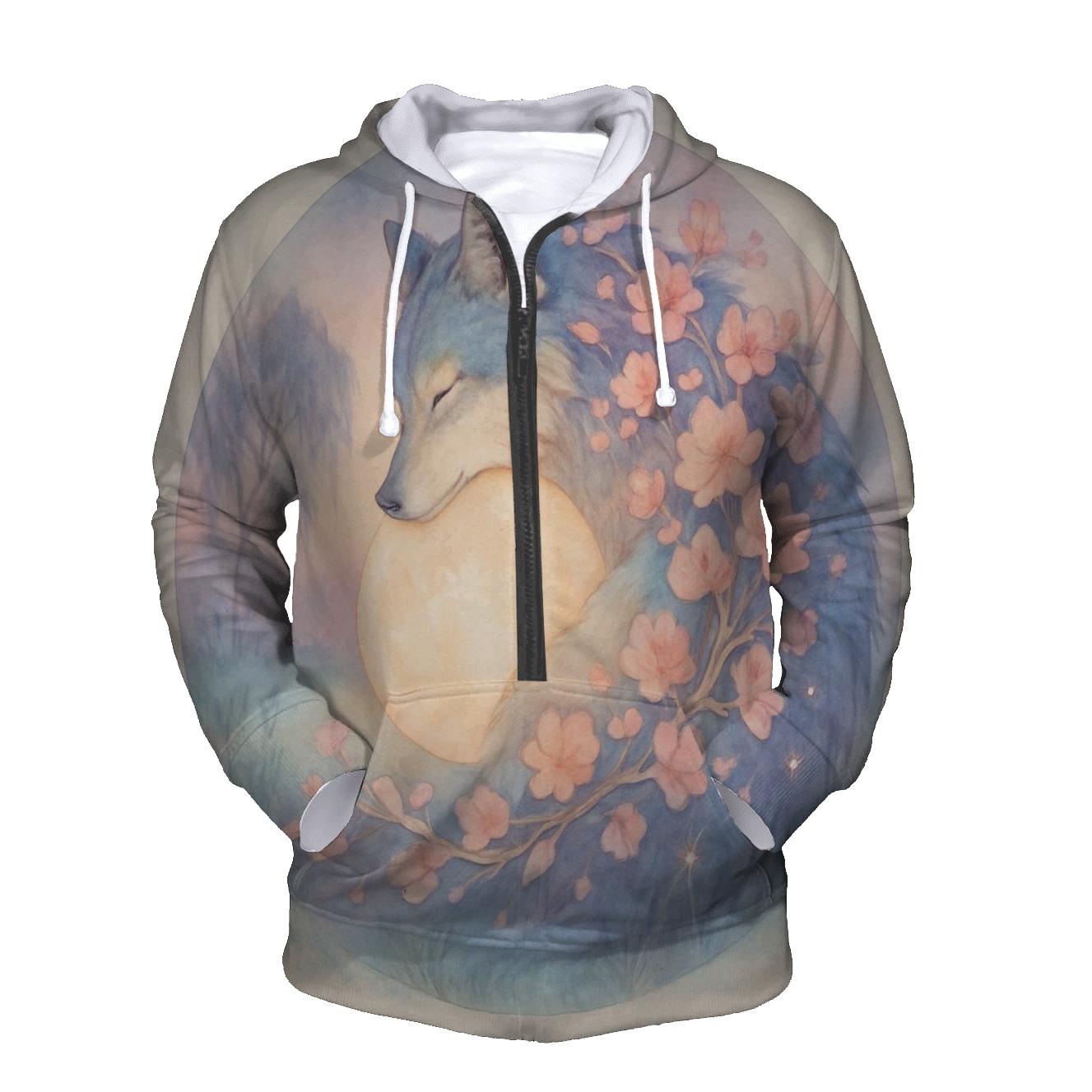 Floral Spirit Moon hoodie trends