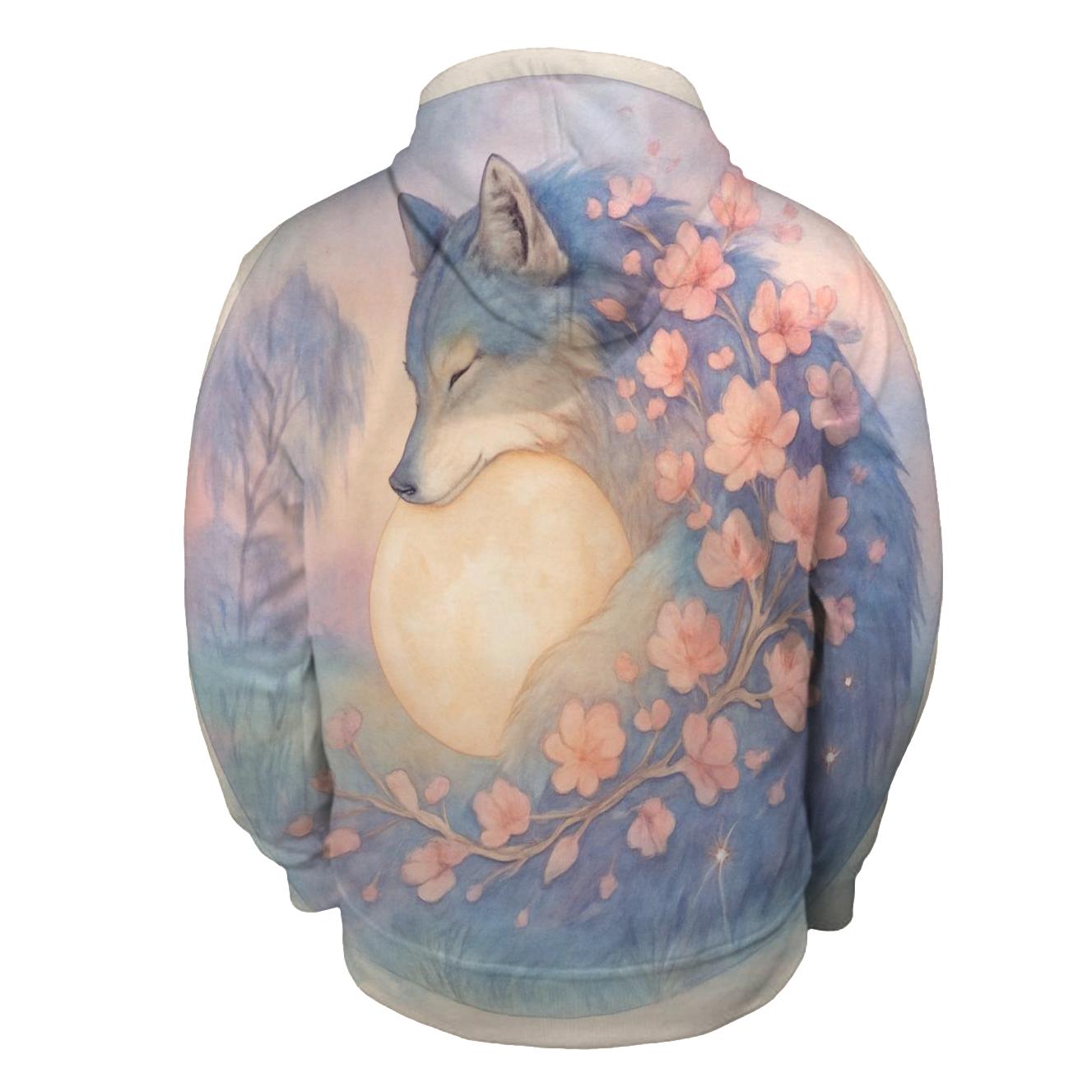Floral Spirit Moon hoodie trends