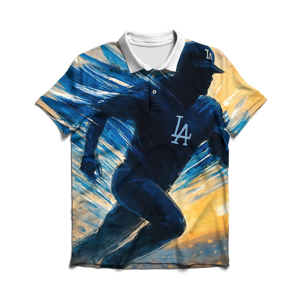 Wings Of Speed Silhouette casual sports polo shirts