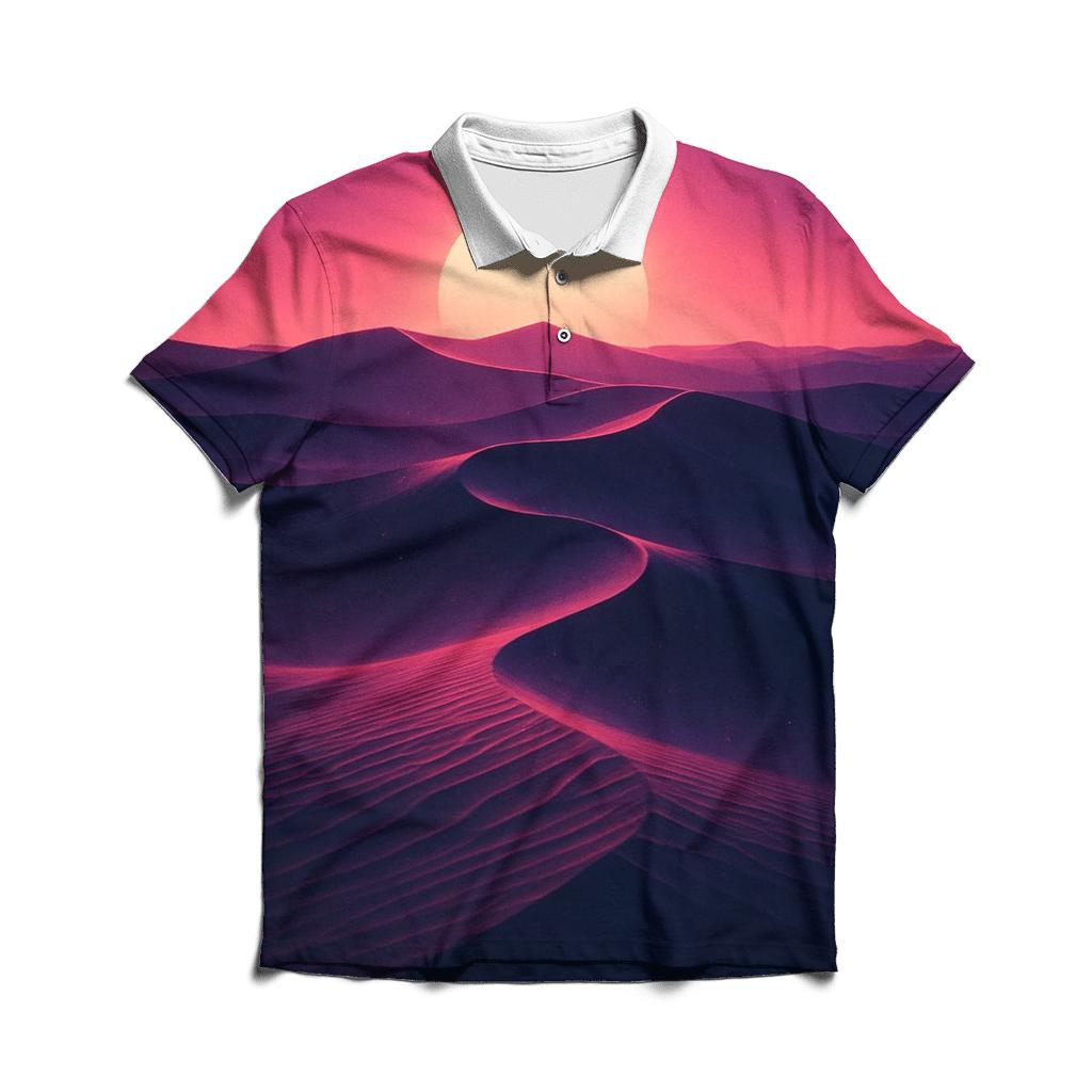 Violet Dune Echoes premium cotton polo shirts