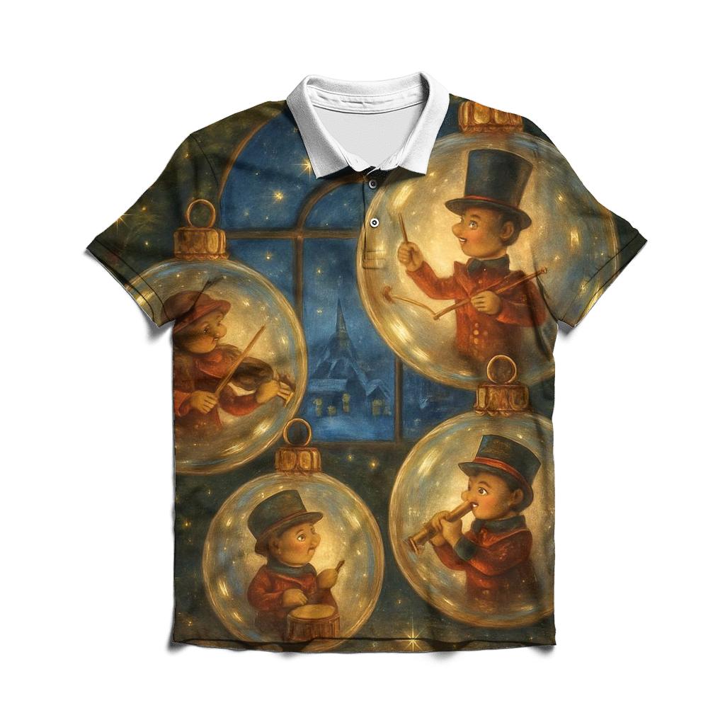 Ornament Orchestra branded logo polo shirts