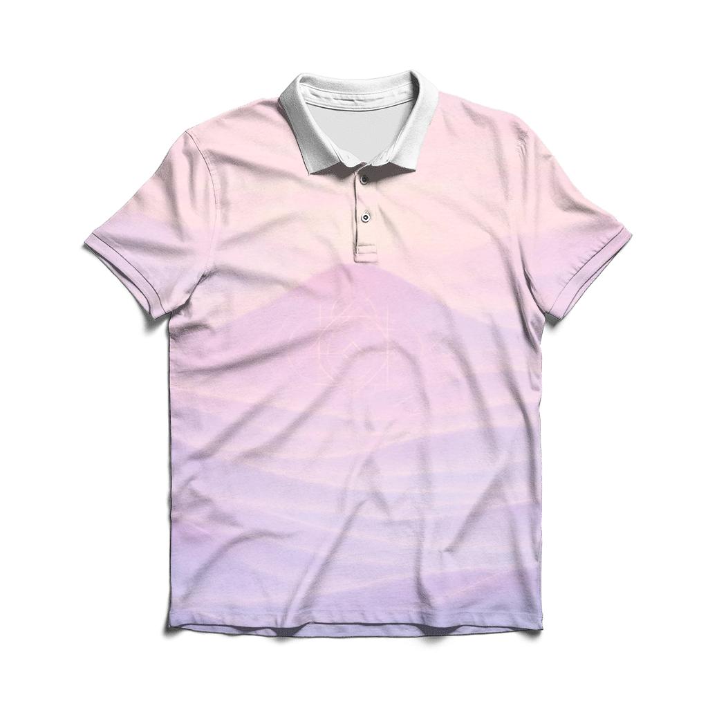 Pastel Mist Valley casual sports polo shirts