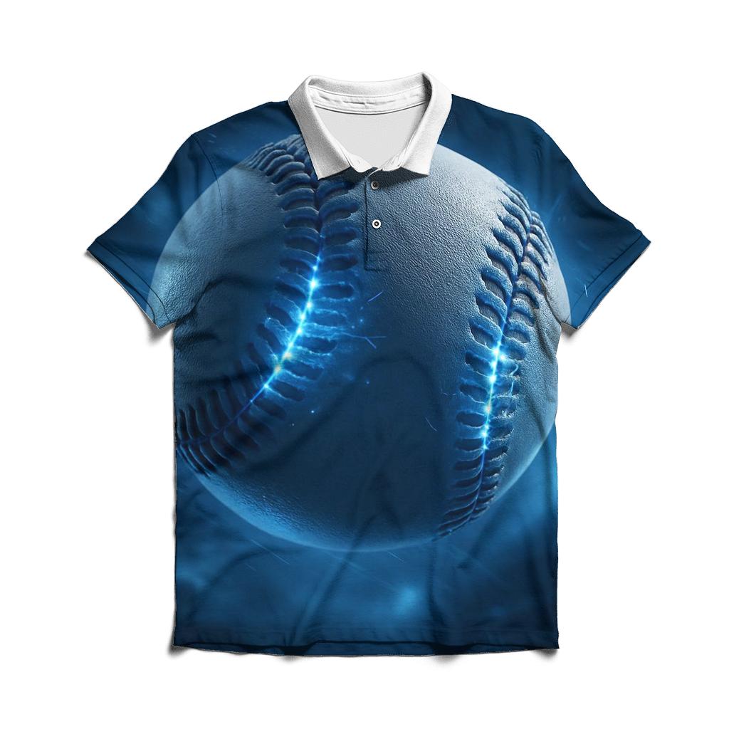 Seamline Aurora branded logo polo shirts