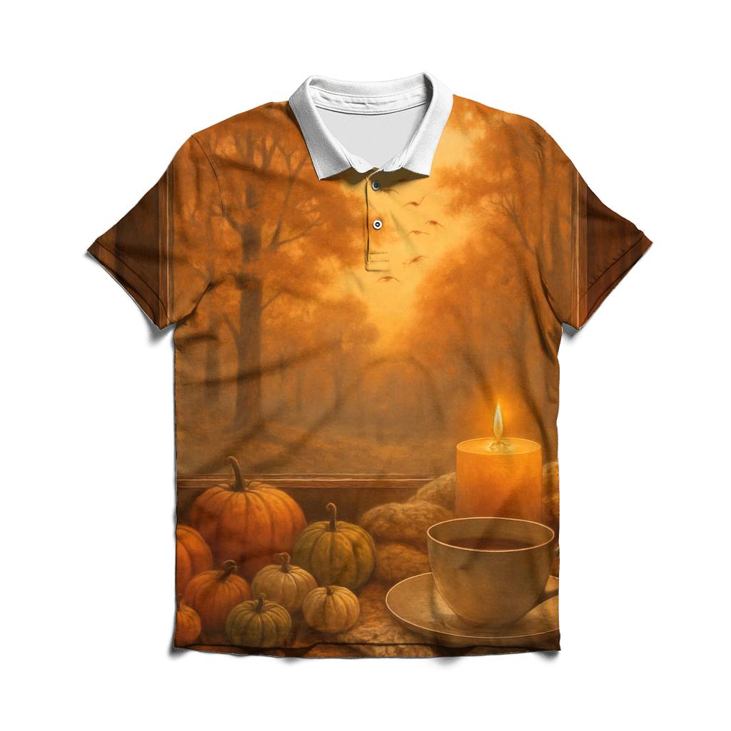 Cabin Window Harvest designer slim fit polos