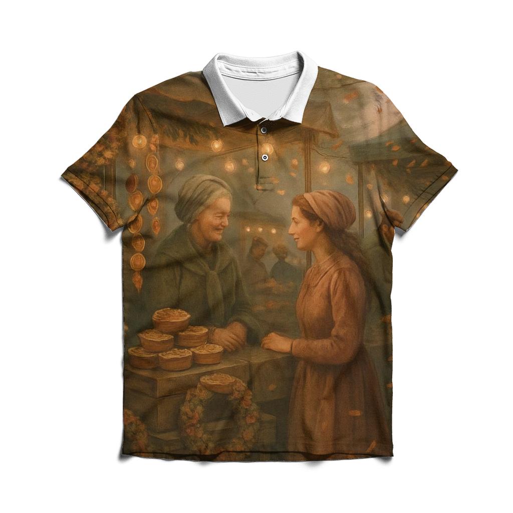 Gratitude Garland Market designer slim fit polos