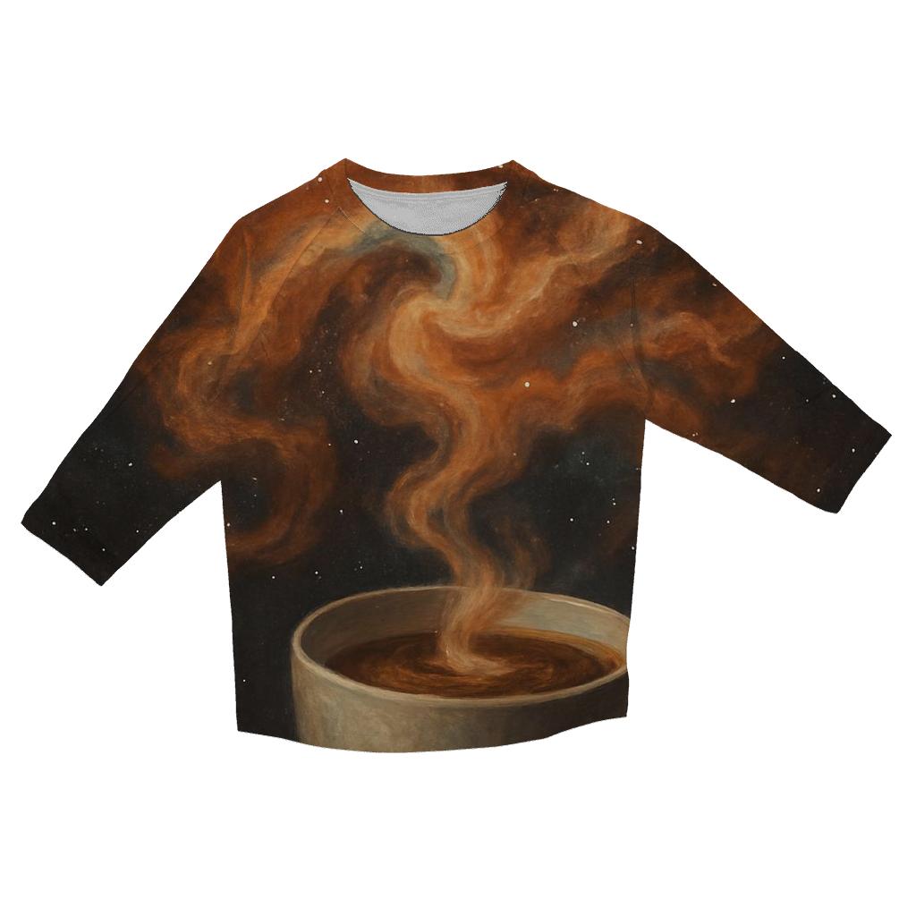 Nebula Roast designer 3/4 sleeve blouses