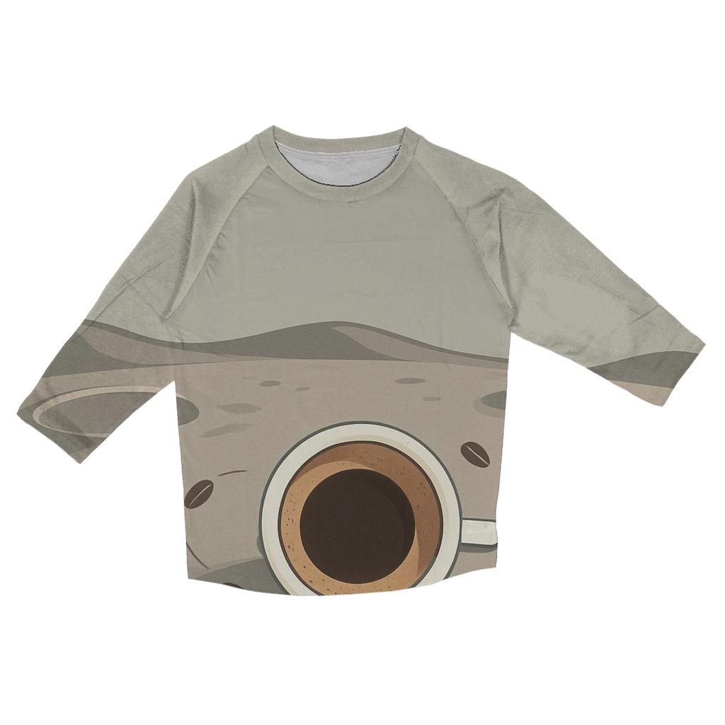 Lunar Espresso Orbit stylish quarter sleeve tops