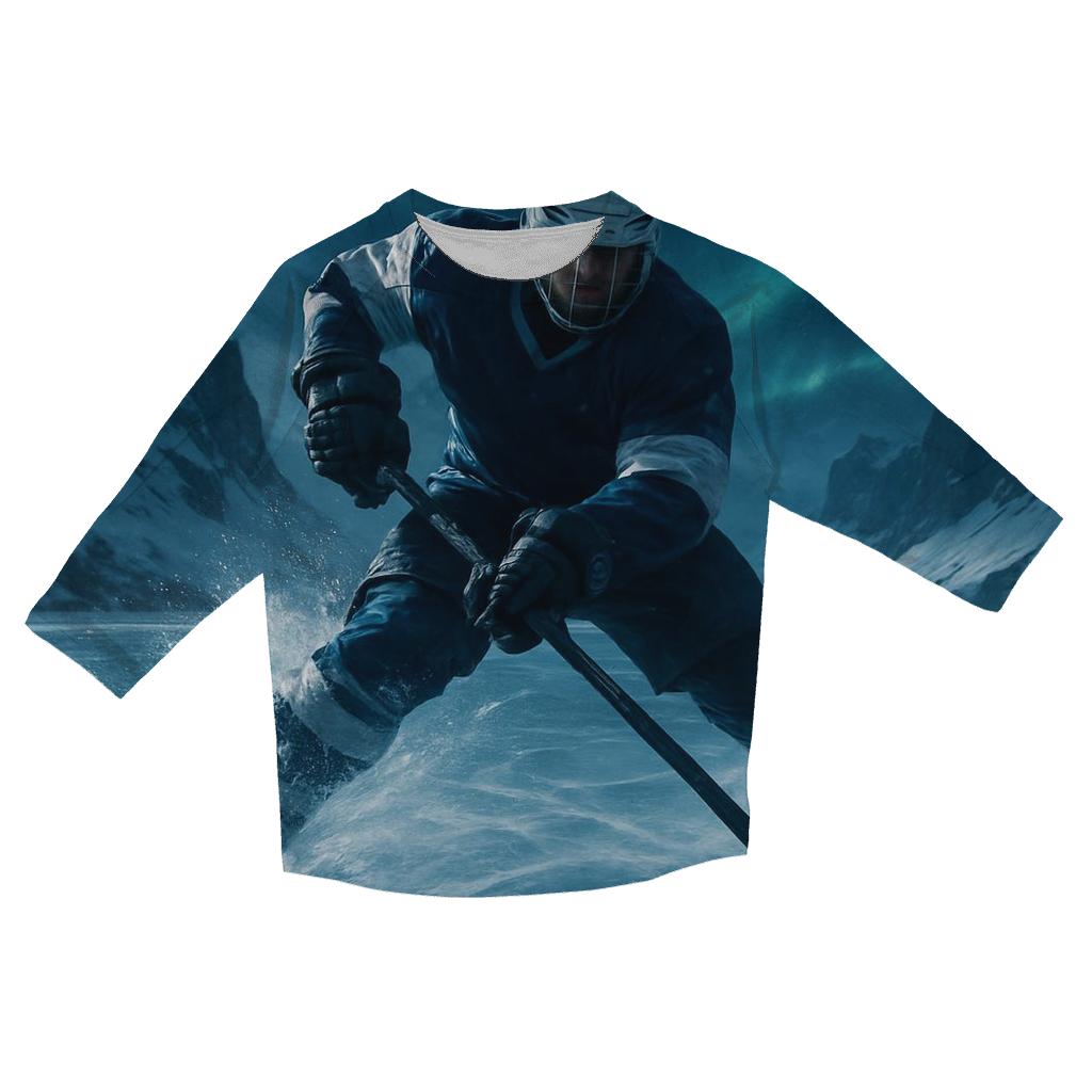 Arctic Ice Hockey Storm stylish quarter sleeve tops