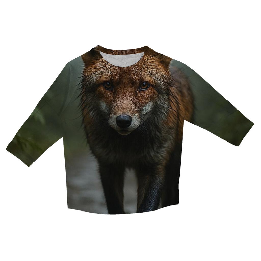 Mist Trail Red Fox cotton quarter sleeve shirts