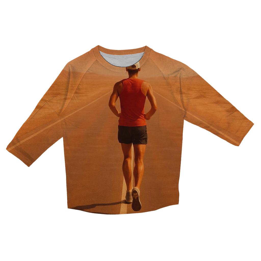 Desert Marathon Mirage printed three quarter sleeve shirts