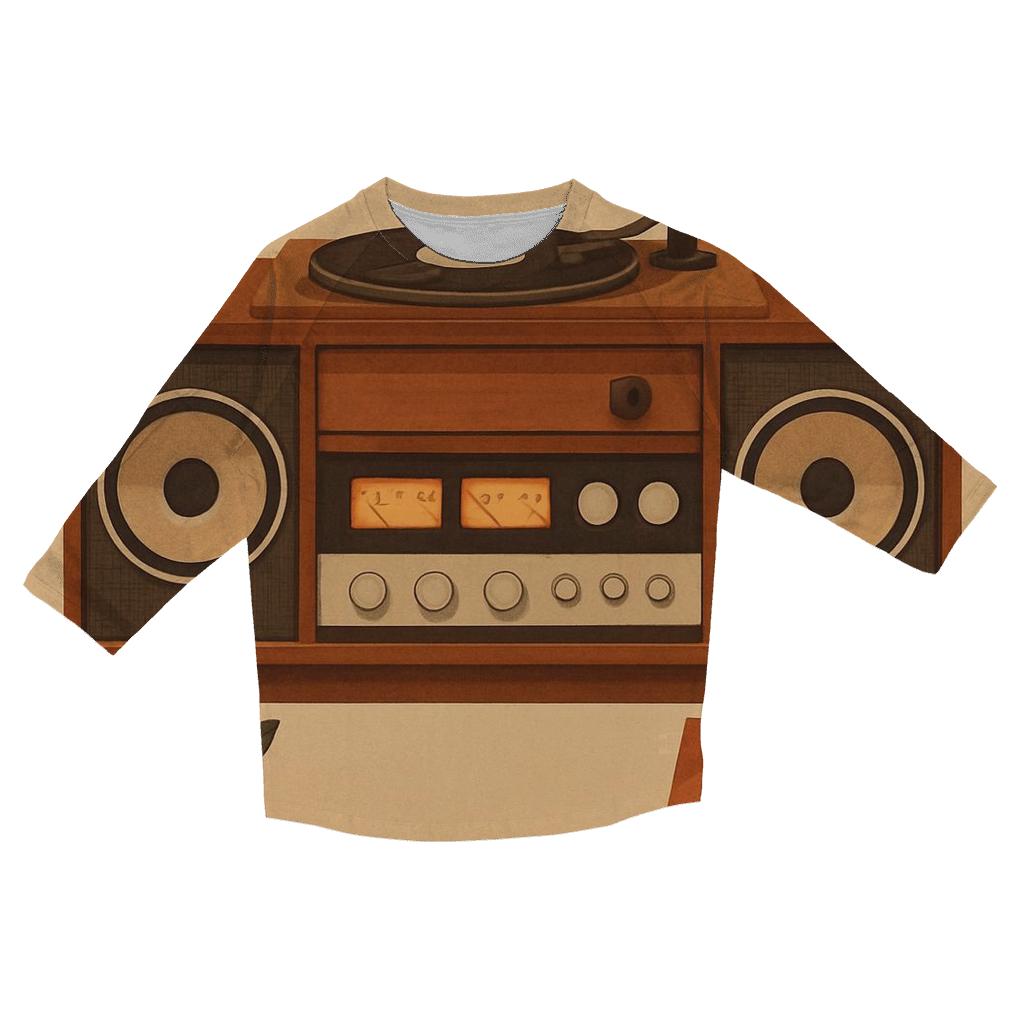 Analog Stereo Vibes personalized 3/4 sleeve tees