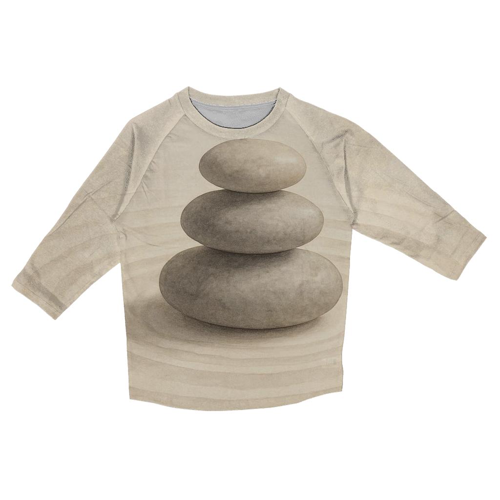 Inner Sanctuary Stones fashion 3/4 sleeve shirts