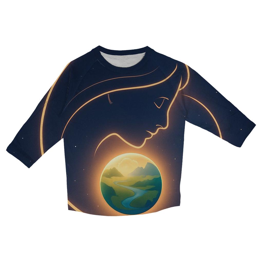 Her Quiet Orbit A Mothers Love Around A Growing World designer 3/4 sleeve blouses