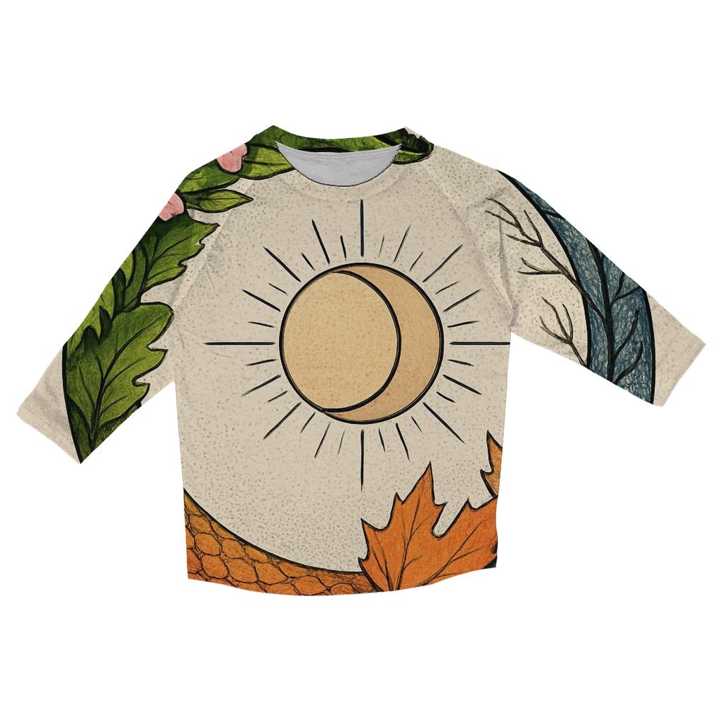 Forest Seasons Ouroboros Ring custom 3/4 sleeve shirts
