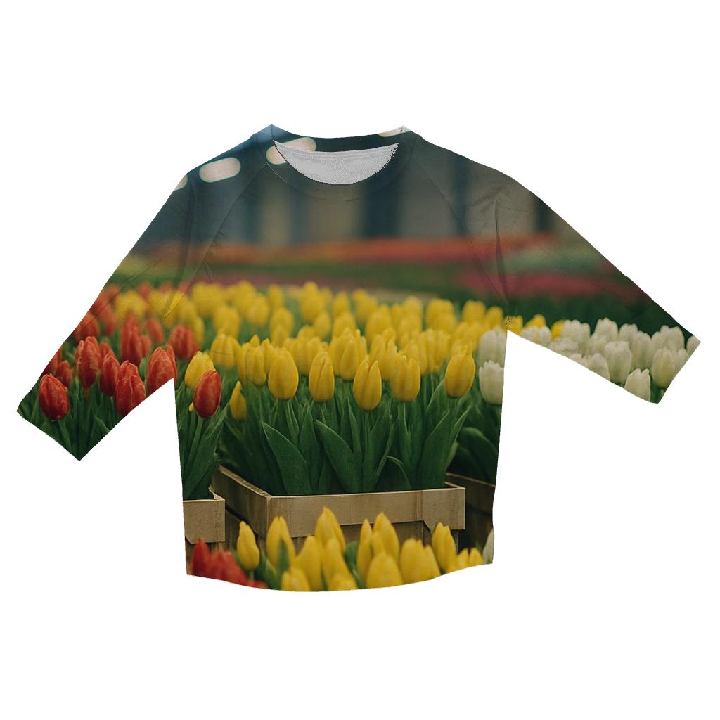 Tulip Crates At Dawn Market cotton quarter sleeve shirts