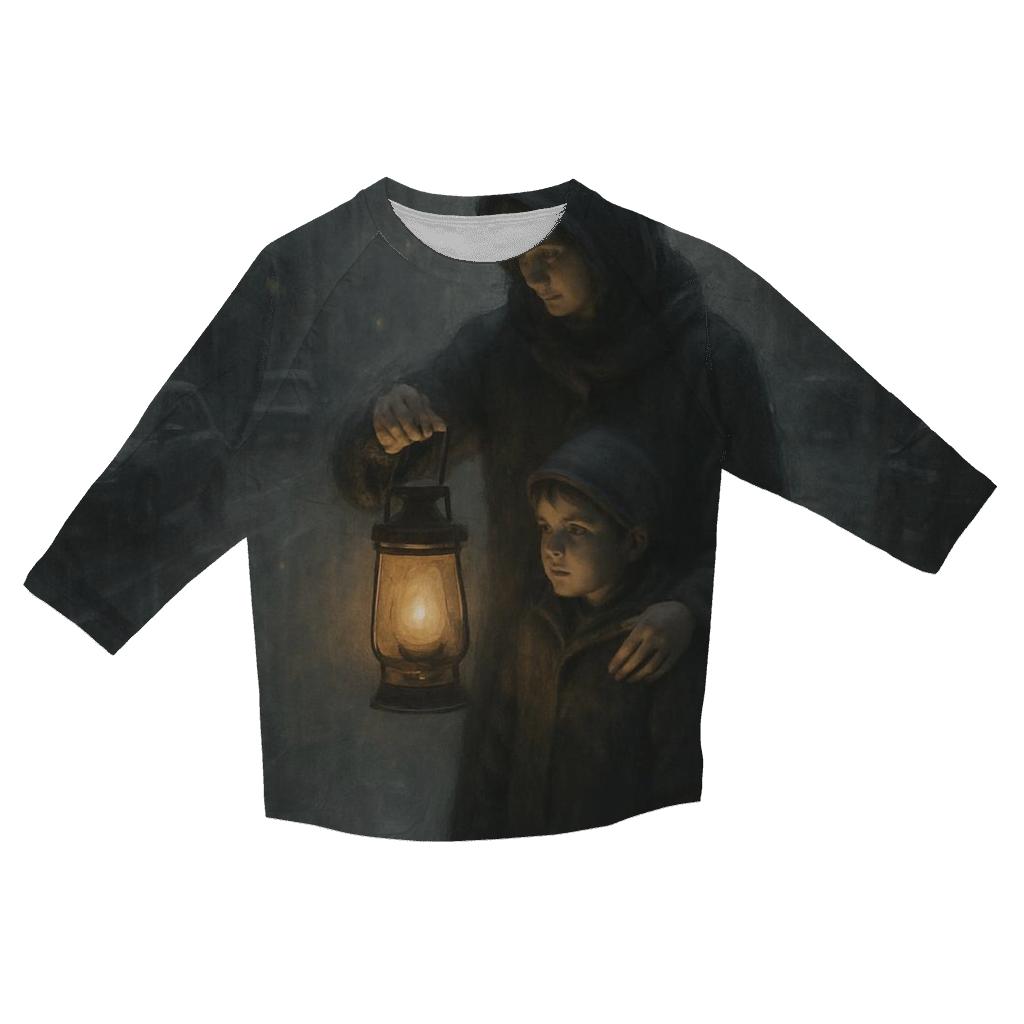 Lantern In The Rain Her Warmth In A Storm Filled Childhood designer 3/4 sleeve blouses